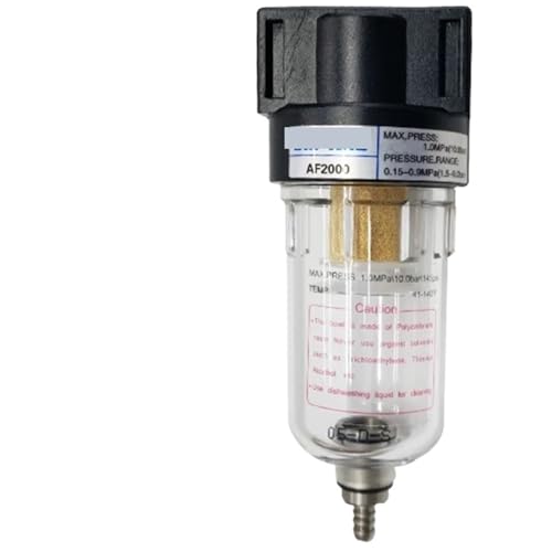 AF2000 1/4 Quellprozessor Kupferfilter Luftpumpe Filter Öl- und Wasserabscheider Luftkompressor pneumatische Komponenten (AF w (PC4-02x2), 1 Set) von PABVRPYT