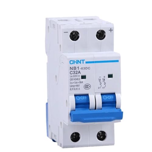 DC Leistungsschalter NB1-63DC 2P DC500V 6KA C1A 2A 3A 4A 5A 6A 10A 16A 20A 25A 32A 40A 50A 63A DC Leistungsschalter (2A) von PABVRPYT