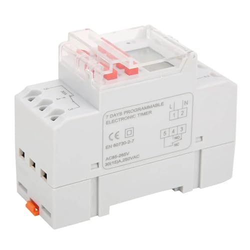 Digitale Zeitschaltuhr LCD TM919BK 85~265V AC 30A LCD Timer Schalter von PABVRPYT