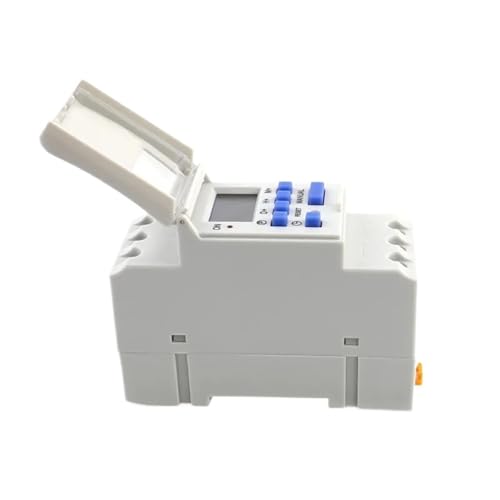 Elektronisches Zeitschaltuhr, Wochenprogrammierbar, 220 V, 12 V, 24 V, 110 V, 15 A, DIN-Schienen-Montage, THC15A(AC110V) von PABVRPYT