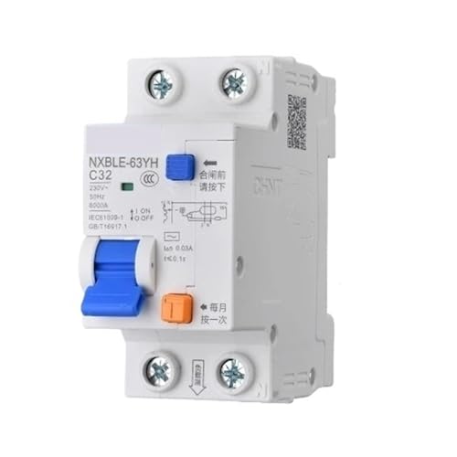 Fehlerstromschutzschalter NXBLE-63YH 230V 30mA 100mA 300mA 16A 32A 63A 2P 3P 4P(10A,30MA NXBLE-63YH_1P 1N) von PABVRPYT