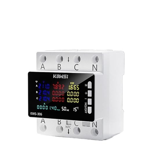 KWS-306 Digitaler Stromzähler, dreiphasiger intelligenter Stromzähler mit vier Drähten (KWS-306) von PABVRPYT