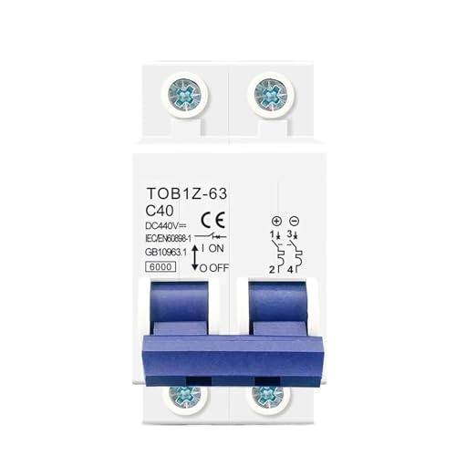 Leitungsschutzschalter DC 2P 20A DC 440V Kurve C Leitungsschutzschalter DC 2P 20A DC 440V Kurve C von PABVRPYT