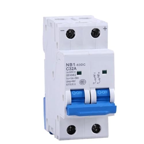 Leitungsschutzschalter DC NB1-63DC 2P DC500V 6KA C1A 2A 3A 4A 5A 6A 10A 16A 20A 25A 32A 40A 50A 63A Leitungsschutzschalter DC (50A) von PABVRPYT