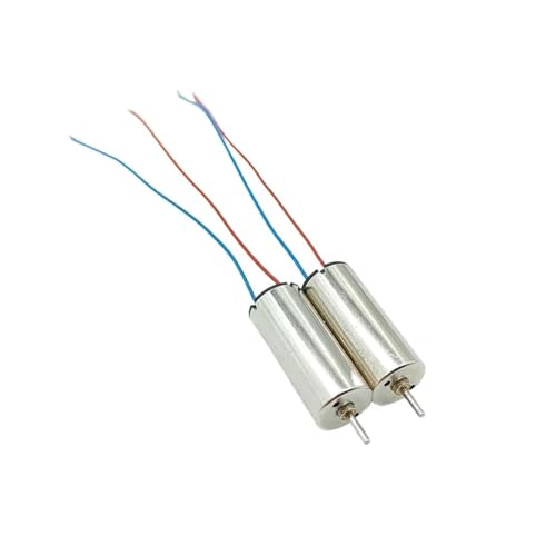 PABVRPYT 2 Stück 8520 Micro 8,5 mm x 20 mm Motor ohne Kern DC6 V 42000 U/min kleiner Motor mit hoher Geschwindigkeit DIY RC Drohne Flugzeug Hobby Spielzeugmodell von PABVRPYT