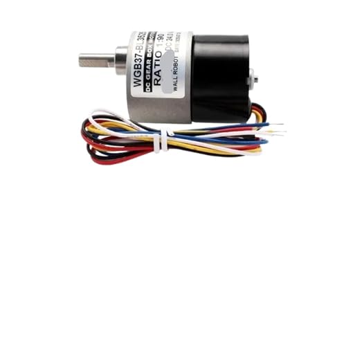 PABVRPYT GB37 Micro DC BLDC3525 bürstenloser Verzögerungsmotor mit hohem Drehmoment, der 12 V-24 V umkehrbar ist (1TO6_DC12V) von PABVRPYT