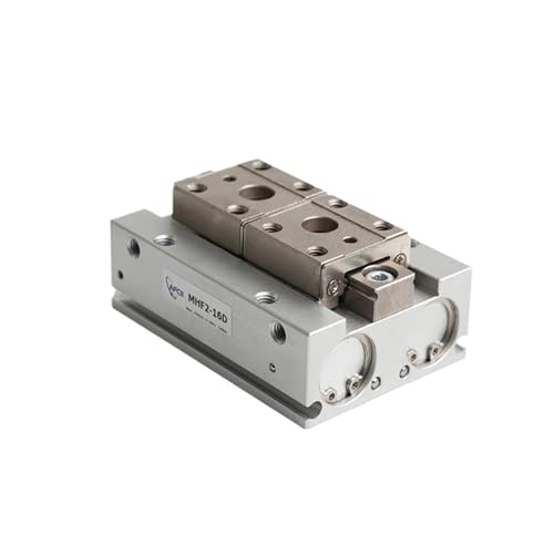 PABVRPYT Pneumatischer Zylinder mit niedrigem Profil, paralleler Greiferkraftzylinder MHF2 8D, MHF2 10D, MHF2 12D, MHF2 16D, MHF2 20D, pneumatischer Greifer(MHF2-12D) von PABVRPYT