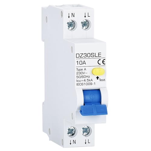 Type A 30MA 220V Earth Leakage Circuit breakers 1P+N 10A 16A 20A 25A 32A Leakage Overload Protection(40A) von PABVRPYT