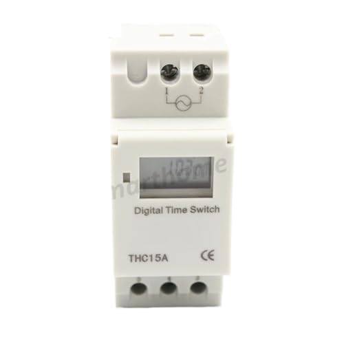 Zeitschaltuhr für Mikrocomputer AHC15A, Schienentyp, elektronischer Zeit-Controller THC15A (12 V) von PABVRPYT