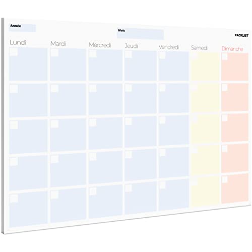 PACKLIST Planer Block A4 Organizer (FR) von PACKLIST