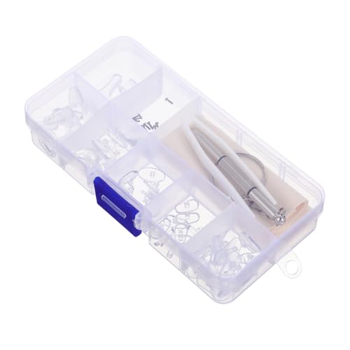 PACKOVE 1 Satz Brillen Reparaturset mit Nasenpads Rutschfeste Selbstklebende Brillen Nasenpolster und Werkzeug für Schnelle Reparatur Leicht und Tragbar PACKOVE 1 Satz Brillen Reparaturset mit Nasenpads Rutschfeste Selbstklebende Brillen Nasenpolster und Werkzeug für Schnelle Reparatur Leicht und Tragbar von PACKOVE