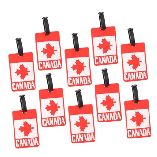 PACKOVE 10 Stück Teiliges Flagge Gepäckanhänger Stabile Reise-id-tags mit Verdecktem Adressfach Vielseitige Koffer Taschenmarkierer Langlebig und Praktisch für Sicheres Reisen von PACKOVE