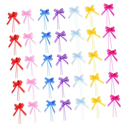 PACKOVE 100stücke Diy Schleifen Aus Bändern Mit Schleifenknoten Zum Verpacken Von Geschenken Für Hochzeitsdeko Partydekorationen Und Geschenkkorbdekoration Mit Einzigartigem von PACKOVE