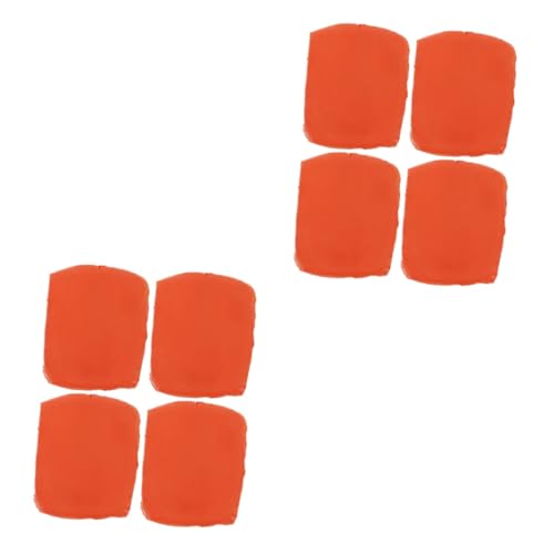 PACKOVE 2 Sätze Autowaschschlamm Waschen Reiben Reinigung Lehmbarren Auto Ton Lehmblock Für Autodetails Tonriegel Tonschwamm Für Die Autoaufbereitung Tondetailauto Gummi Orange 4 Stück * 2 von PACKOVE
