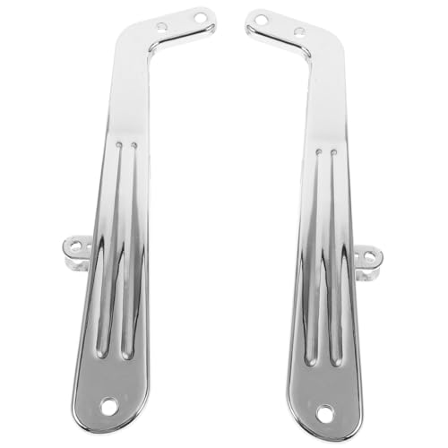 PACKOVE 2 Stück Handläufe Plattierung Armstuhl Ergonomisch stuhlhussen stühle Stuhlarm ruhen verschleißfeste Stuhlarmlehne verschleißfestes Stuhlteil Eisen Silver von PACKOVE