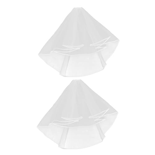 PACKOVE 2-teiliger Hochzeitsschleier Für Bräute, Doppellagiger Rand, Langer Brautschleier Mit Kamm Für Gastgeschenke Für Junggesellinnenabschiede Und Hochzeitsaccessoires PACKOVE 2-teiliger Hochzeitsschleier Für Bräute, Doppellagiger Rand, Langer Brautschleier Mit Kamm Für Gastgeschenke Für Junggesellinnenabschiede Und Hochzeitsaccessoires von PACKOVE