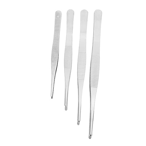 PACKOVE 4 Stück Zange Set Teiliges Set mit Verschiedenen Längen Rutschfester Griff Hohe Temperaturbeständigkeit für Gartenarbeit und Hobbybedarf von PACKOVE