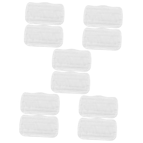 PACKOVE 5 Sätze Bodenwischtuch Dampfmopp Shark Mopp Pads Kompatible Shark Ersatzpads Dampfmopp Pads Shark Pads Wiederverwendbarer Moppkopf Dampfmopps Mopp Pads 2 Stück * 5 von PACKOVE