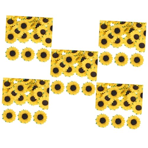 PACKOVE 500stücke Künstliche Sonnenblumen Köpfe Dekoration Für Basteln Hochzeits Und Party-Accessoires Papier Blüten Für Geschenkboxen Und Glasflaschen Langlebig Und PACKOVE 500stücke Künstliche Sonnenblumen Köpfe Dekoration Für Basteln Hochzeits Und Party-Accessoires Papier Blüten Für Geschenkboxen Und Glasflaschen Langlebig Und von PACKOVE