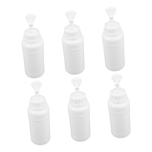 PACKOVE 6 Stück Nachfüllbare Pumpflaschen für Handseife Lotion Shampoo Auslaufsichere Flüssigspender für Badezimmer Küche Reise Vielseitige Robuste Lotionspender im Minimalistischen Design von PACKOVE