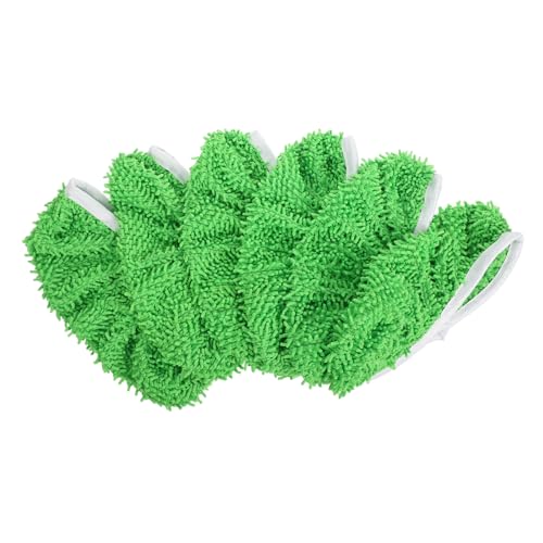 PACKOVE 6 Stück Teiliges Wiederverwendbare Mikrofaser-wischmopp-pads für Feucht Trockenreinigung Kompatibel mit Swiffer Sweeper Saugfähig Schonend für Fliesenböden Einfach Austauschbar von PACKOVE