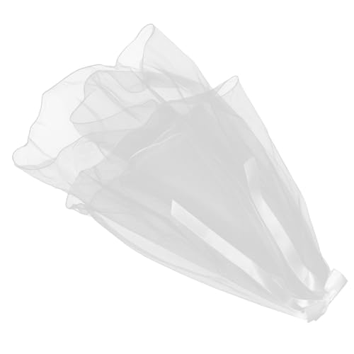PACKOVE Doppelschichtiger Brautschleier mit Rollrand Eleganter Schleier für Hochzeit Reinem für Brautaccessoires Junggesellenabschiede PACKOVE Doppelschichtiger Brautschleier mit Rollrand Eleganter Schleier für Hochzeit Reinem für Brautaccessoires Junggesellenabschiede von PACKOVE