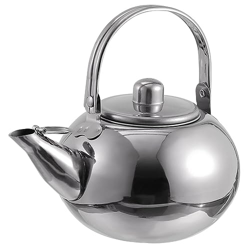 PACKOVE Topf Aus Edelstahl Ufo Behälter Mesh-sieb Teekanne Aus Edelstahl Für Den Herd Teekanne Aus Glas Klasse Wasserkocher Teapot Teekanne Aus Keramik Filter Tee Kochen Rostfreier Stahl von PACKOVE