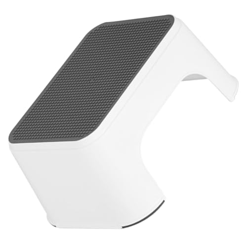 PACKOVE Fußhocker Bad Bein Schritt Töpfchen Trainingssitz Toilettenhockenhocker Toilettenhocker für zu Hause Töpfchen Hocker Tritthocker Toilette Kleiner Tritthocker Sitzhocker TPE Weiß von PACKOVE