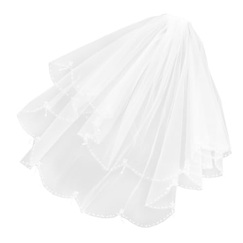 PACKOVE Hochzeit Brautschleier mit Kamm Elegantes Haardekor Weichstem Tüll Vielseitig Tragbar für Unvergessliche für Junggesellinnenabschied und Hochzeiten PACKOVE Hochzeit Brautschleier mit Kamm Elegantes Haardekor Weichstem Tüll Vielseitig Tragbar für Unvergessliche für Junggesellinnenabschied und Hochzeiten von PACKOVE