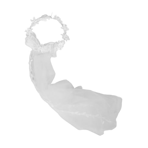 PACKOVE Hochzeits Schleier Haarschmuck mit Perlen und Schleife für Junggesellenabschied Hochzeit und Festliche Anlässe PACKOVE Hochzeits Schleier Haarschmuck mit Perlen und Schleife für Junggesellenabschied Hochzeit und Festliche Anlässe von PACKOVE
