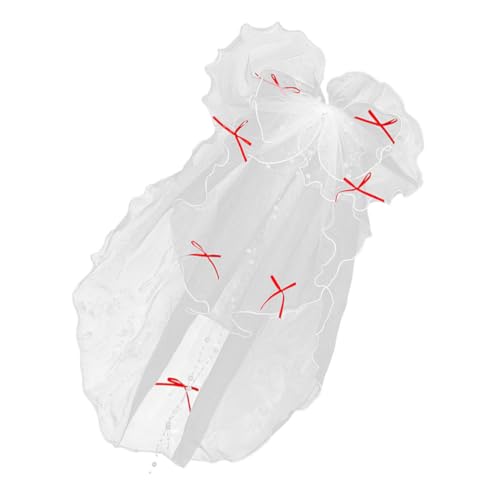 PACKOVE Hochzeitskopfschleier mit Kunstperlen und Schleife Eleganter Brautschleier Weiß Vielseitig Tragbar für Hochzeit und Verlobung Perfektes Accessoire für Bräute und Brautjungfern PACKOVE Hochzeitskopfschleier mit Kunstperlen und Schleife Eleganter Brautschleier Weiß Vielseitig Tragbar für Hochzeit und Verlobung Perfektes Accessoire für Bräute und Brautjungfern von PACKOVE