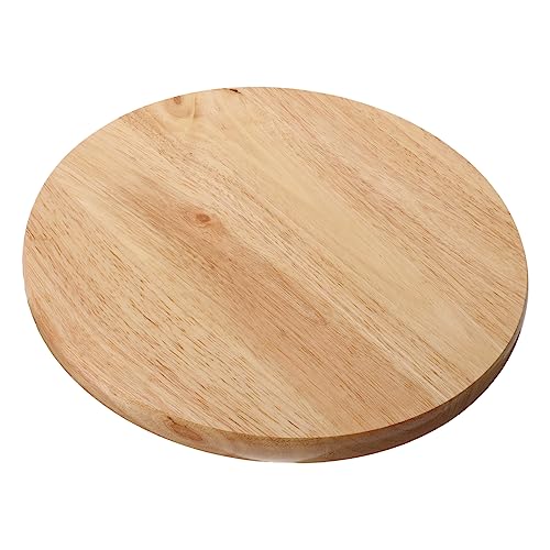 PACKOVE Holz Hocker Ersatzsitz Runde Holzoberfläche Stuhl Sitzplatte für Barhocker Praktisch für Restaurant Hochzeiten Partys und von PACKOVE