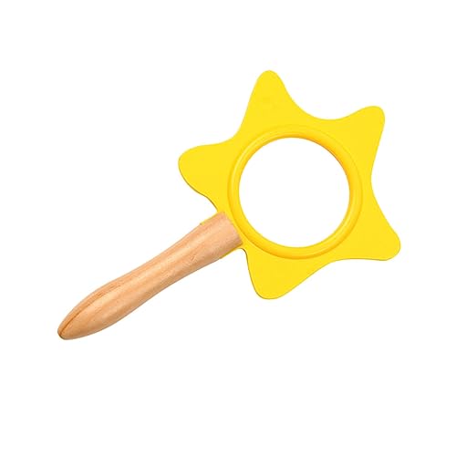 PACKOVE Kinderlupe Mini Lupen Kinderlupe Lupe Vergrößerungslinse Tragbare Lupe Handlupe Kinderlupe Gelb Holz PACKOVE Kinderlupe Mini Lupen Kinderlupe Lupe Vergrößerungslinse Tragbare Lupe Handlupe Kinderlupe Gelb Holz von PACKOVE