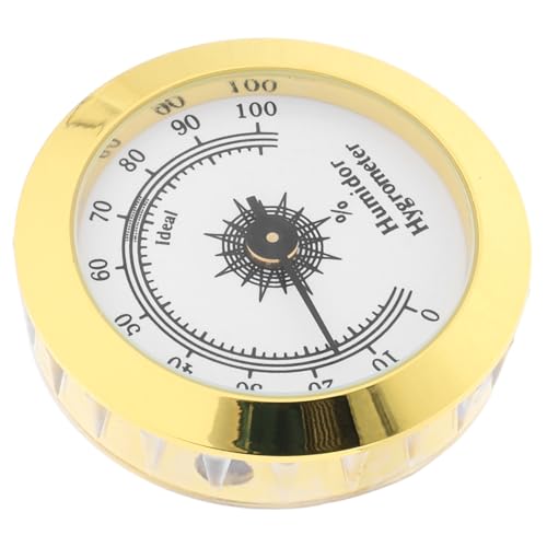 PACKOVE Rundes Analog hygrometer Metallgehäuse Präzise Luftfeuchtigkeitsmessung für Gewächshaus Teebox Zigarren humidor und Mason gläser Einfache Bedienung Langlebig PACKOVE Rundes Analog hygrometer Metallgehäuse Präzise Luftfeuchtigkeitsmessung für Gewächshaus Teebox Zigarren humidor und Mason gläser Einfache Bedienung Langlebig von PACKOVE