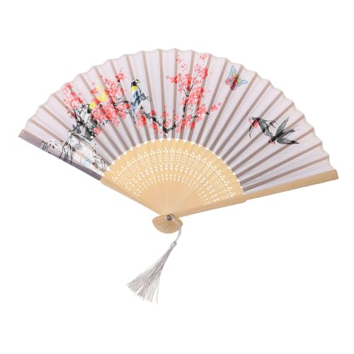 PACKOVE Stilvoller Seidenfächer Traditionelle Faltfächer Mit Bambusrahmen Tragbare Handfächer Für Partys Und Veranstaltungen Stoff-faltfächer Für Tanz Und Geschenke PACKOVE Stilvoller Seidenfächer Traditionelle Faltfächer Mit Bambusrahmen Tragbare Handfächer Für Partys Und Veranstaltungen Stoff-faltfächer Für Tanz Und Geschenke von PACKOVE