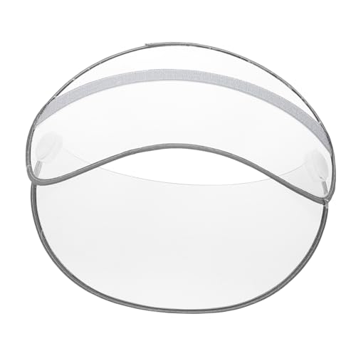 PACKOVE Transparent Regenponcho Hutkrempe mit Abnehmbarem Gesichtsschutz Einsetzbar Wetterfeste Zusätzlicher Schutz bei Starkem Regen Kompatibel mit Regenmantel Zubehör PACKOVE Transparent Regenponcho Hutkrempe mit Abnehmbarem Gesichtsschutz Einsetzbar Wetterfeste Zusätzlicher Schutz bei Starkem Regen Kompatibel mit Regenmantel Zubehör von PACKOVE