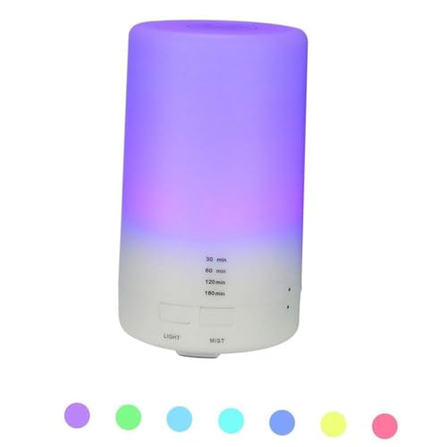 PACKOVE USB Aromatherapie Luftbefeuchter Mini Diffuser mit Ätherischen Ölen Leise Duftzerstäuber für Auto Zuhause Büro Yoga Schlafzimmer Babyzimmer von PACKOVE