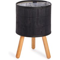 Paco Home - Blumentopf Übertopf Groß Blumenkübel Innen Pflanzentopf Set Korb Geflochten Holz Schwarz, 2pcs Set / Design 4 Paco Home - Blumentopf Übertopf Groß Blumenkübel Innen Pflanzentopf Set Korb Geflochten Holz Schwarz, 2pcs Set / Design 4 von PACO HOME