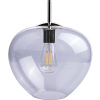 Deckenlampe Pendelleuchte Wohnzimmer Schlafzimmer Höhenverstellbar Glas E27 ohne Leuchtmittel, Klar-Chrom - Paco Home Deckenlampe Pendelleuchte Wohnzimmer Schlafzimmer Höhenverstellbar Glas E27 ohne Leuchtmittel, Klar-Chrom - Paco Home von PACO HOME