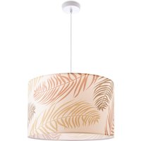 Paco Home - Pendelleuchte Hängelampe Esstisch Wohnzimmer Modern Lampe Kinderzimmer Jungle Grün (Ø38cm), Pendelleuchte - Weiß von PACO HOME