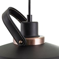 Deckenlampe Pendelleuchte Wohnzimmer und Arbeitszimmer Industrial Design E27 ohne Leuchtmittel, Schwarz Kupfer - Paco Home von PACO HOME