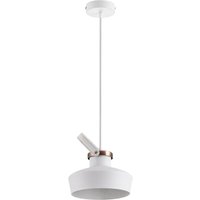 Paco Home - Deckenlampe Pendelleuchte Wohnzimmer und Arbeitszimmer Industrial Design E27 ohne Leuchtmittel, Weiß Kupfer von PACO HOME