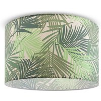 Deckenlampe Wohnzimmer Lampe Esstisch Pendelleuchte Blumen Palmen Deko E27 Design 3 (Ø45,5 cm), Deckenleuchte - Weiß - Paco Home von PACO HOME