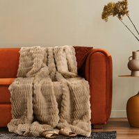 Deko Wohnzimmer Decke Kuscheldecke Tagesdecke Sofadecke Waschbar Schlafzimmer Beige, 200x240cm - Paco Home Deko Wohnzimmer Decke Kuscheldecke Tagesdecke Sofadecke Waschbar Schlafzimmer Beige, 200x240cm - Paco Home von PACO HOME