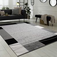 Paco Home - Designer Teppich Wohnzimmer Teppich Bordüre in Grau Schwarz Creme Preishammer 60x100 cm Paco Home - Designer Teppich Wohnzimmer Teppich Bordüre in Grau Schwarz Creme Preishammer 60x100 cm von PACO HOME