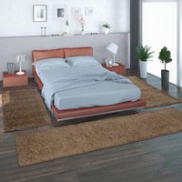 Bettumrandung Läufer Shaggy Hochflor Langflor Teppich in Beige Läuferset 3 Tlg. 2mal 60x100 1mal 70x250 - Paco Home Bettumrandung Läufer Shaggy Hochflor Langflor Teppich in Beige Läuferset 3 Tlg. 2mal 60x100 1mal 70x250 - Paco Home von PACO HOME