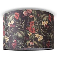 Paco Home - Deckenlampe Wohnzimmer Lampe Esstisch Pendelleuchte Blumen Palmen Deko E27 Design 5 (Ø45,5 cm), Deckenleuchte - Schwarz von PACO HOME