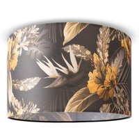 Paco Home - Deckenlampe Wohnzimmer Lampe Esstisch Pendelleuchte Blumen Palmen Deko E27 Design 6 (Ø45,5 cm), Deckenleuchte - Schwarz von PACO HOME