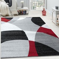 Paco Home Designer Teppich Kurzflor Teppich Modern Abstrakte Halbkreise Muster In Rot Grau 200x280 cm Paco Home Designer Teppich Kurzflor Teppich Modern Abstrakte Halbkreise Muster In Rot Grau 200x280 cm von PACO HOME