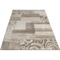 Paco Home Designerteppich für Wohnzimmer Inneneinrichtung Teppich Meliert Beige Braun 60x100 cm von PACO HOME